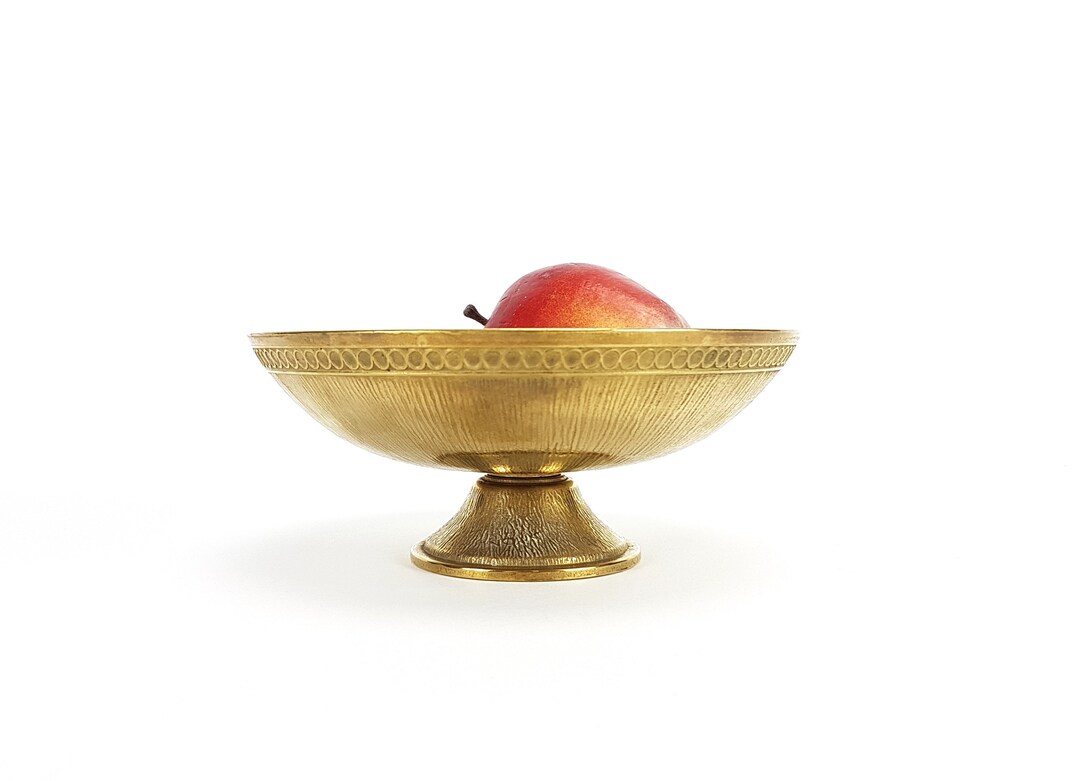 Vintage Brass Bowl Nut Bowl Fruit Bowl Etsy