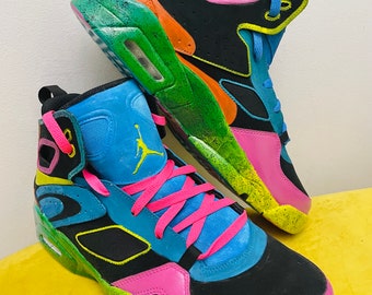 Custom Painted Jordan’s Nike Trainers Boots Costomised Shoes Christmas Present for him Painted Unique Gift Idea Present for Him