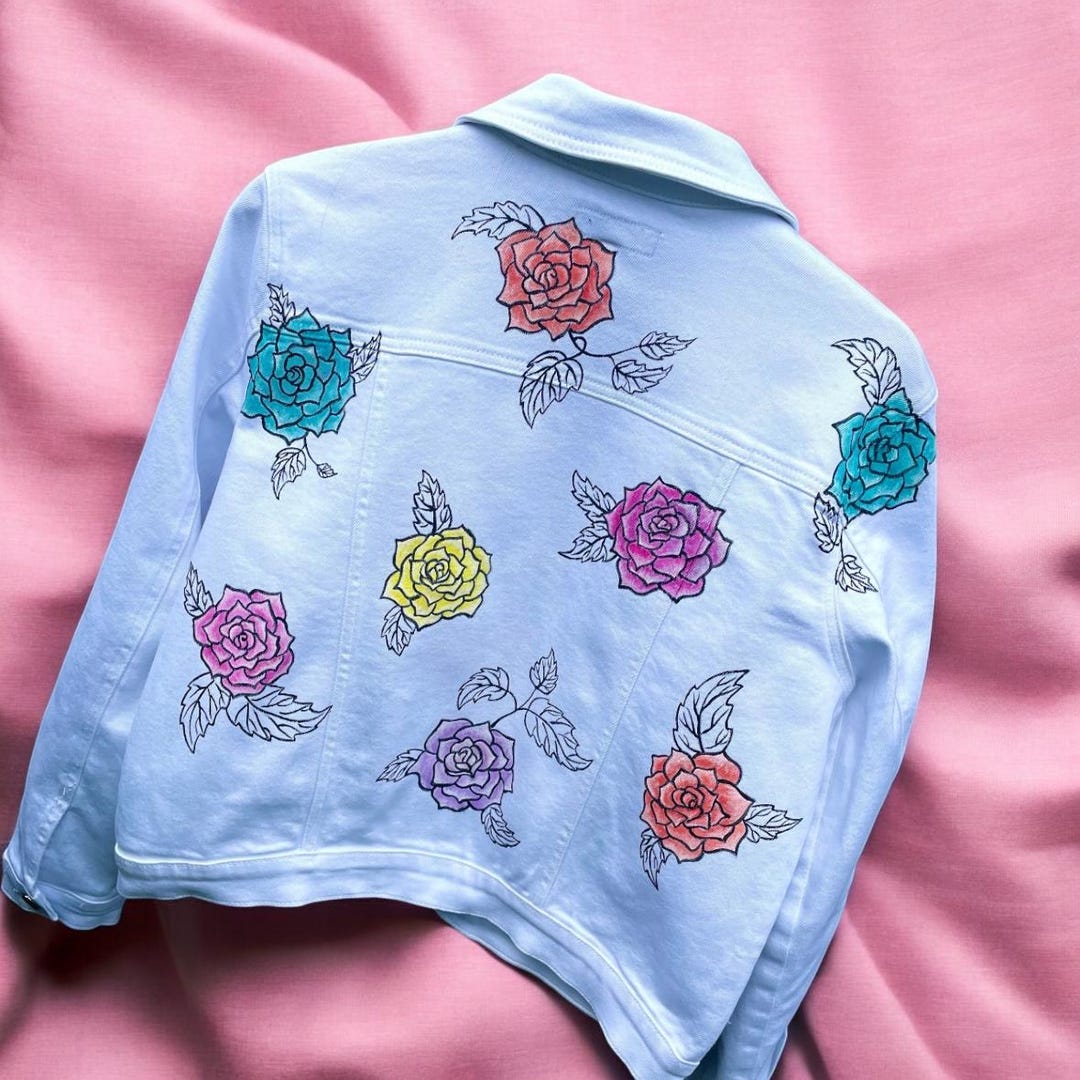 Artistic Denim Jacket For Women