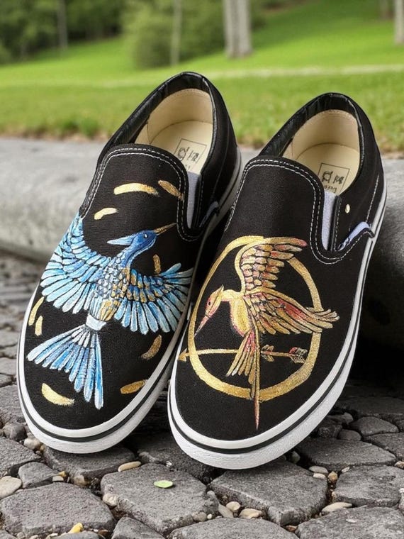 Custom Hand-painted Vans Shoes Unique Artistic Sneakers