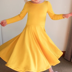 Pookie Swing Dress with flutter and regular sleeve options, Sewing Pattern sizes 2-8 years