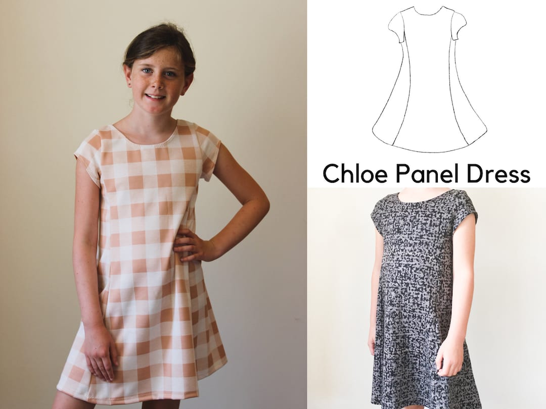 Classic Chloe Panel Dress, Sewing Pattern Sizes 410 Years Etsy