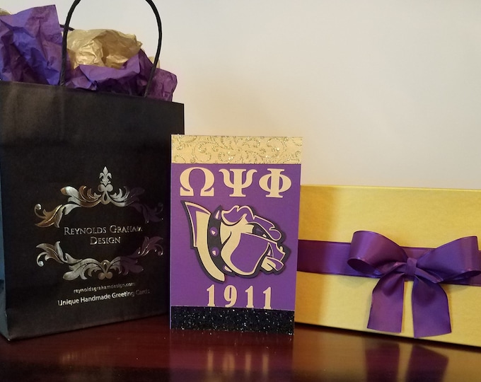 3D Omega Psi Phi Boutique Package