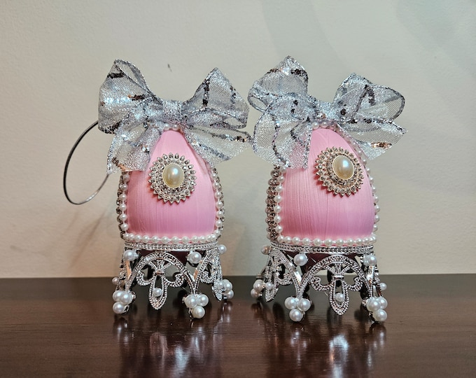 Individually Box Tiara Ornament in Pink