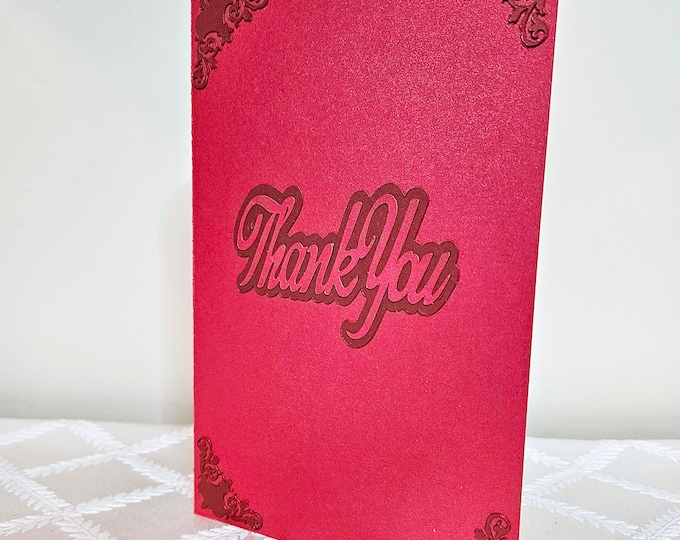 Thank You Card with Gift Bag