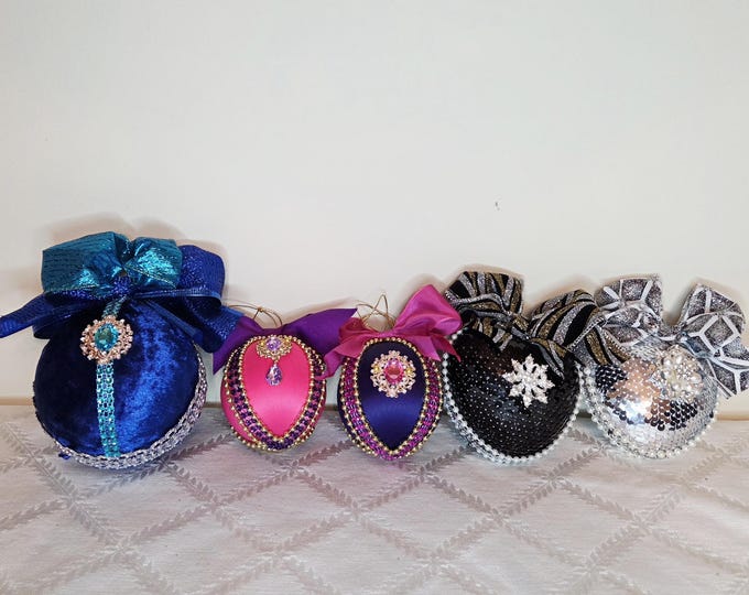 Individually Boxed Ornaments  in Holiday Colors