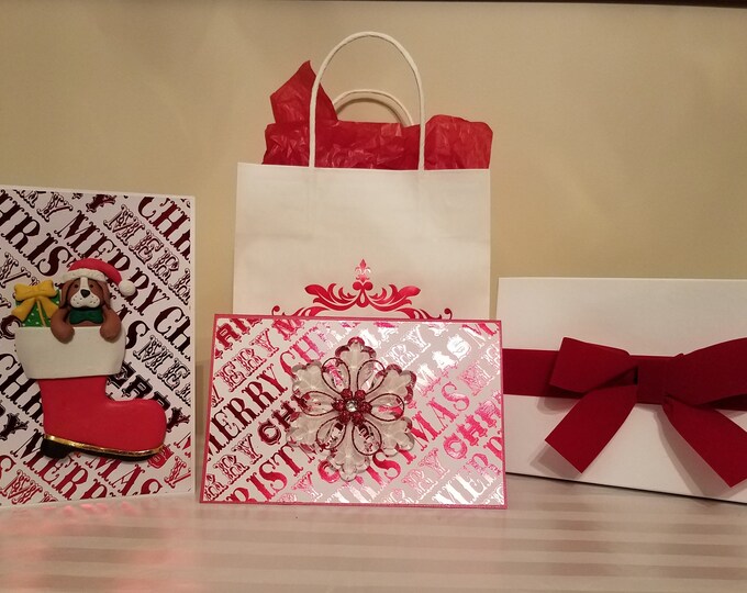 Merry Christmas Ornament Boutique Package
