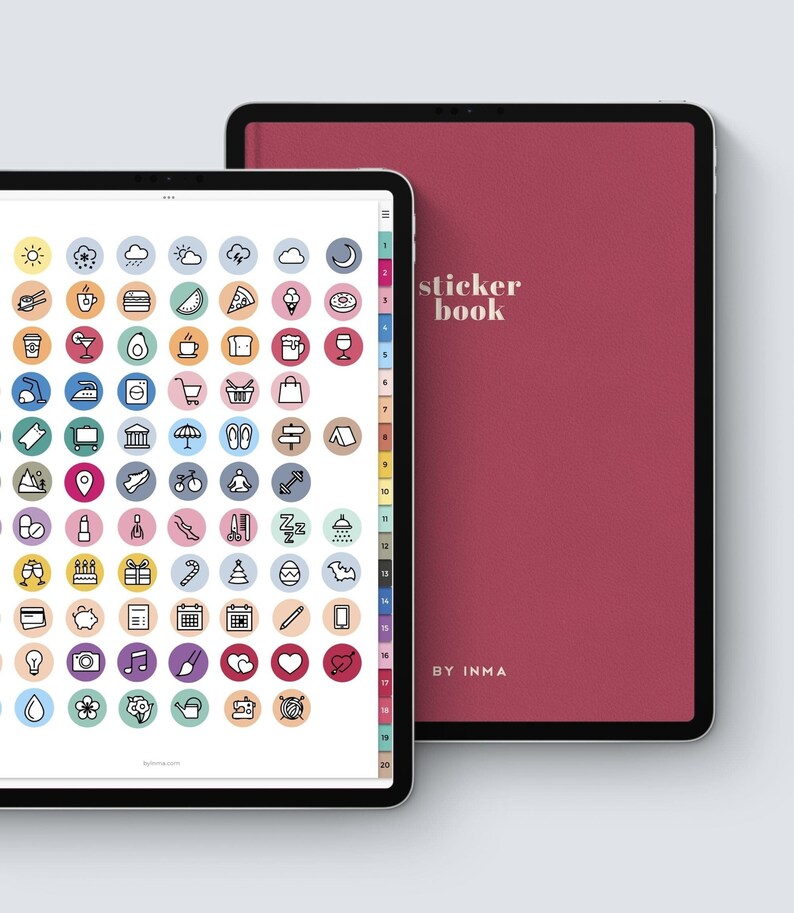 Digital Stickers Goodnotes Ipad Planner. Sticker Book With 800 Etsy