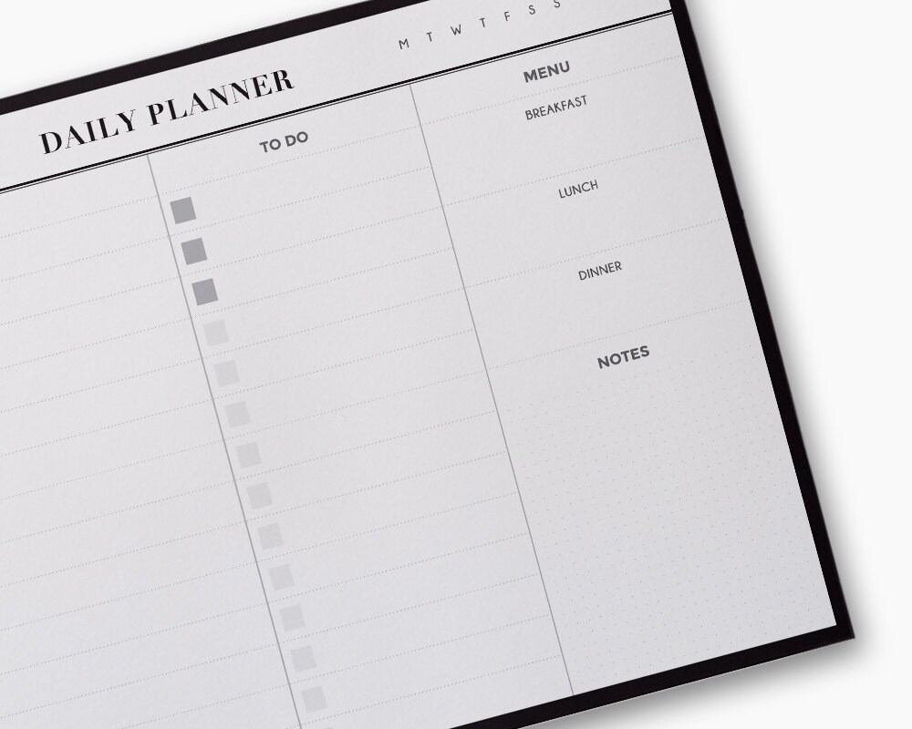 Printable Planner Set Desk planner Minimalist Planner | Etsy
