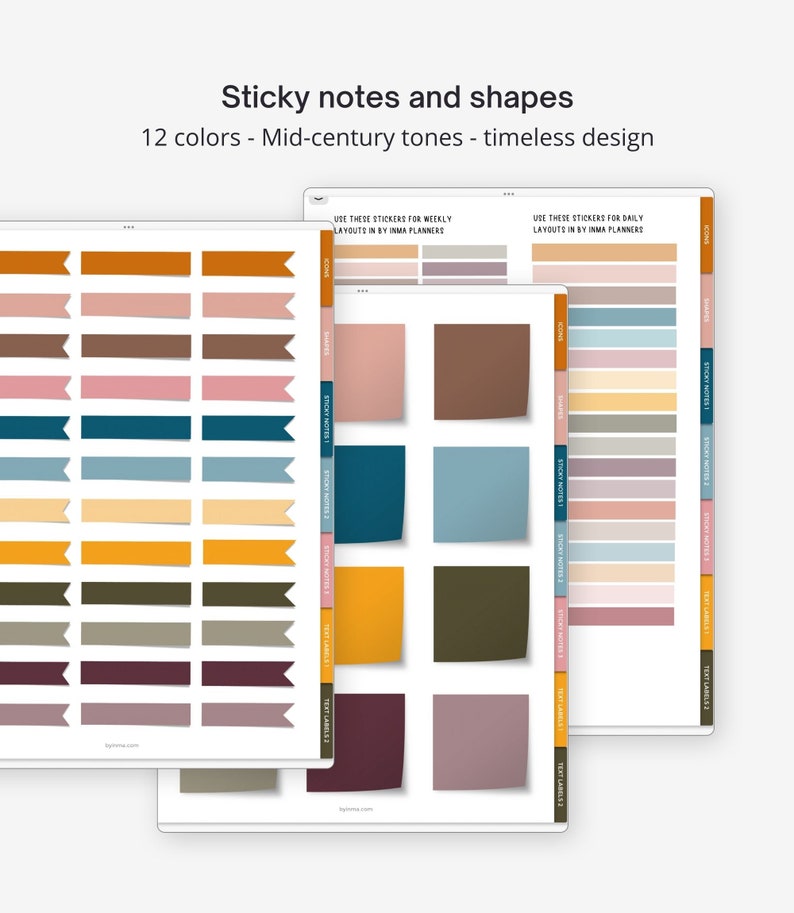 Digital Sticker Album for Goodnotes Notability and Noteshelf. - Etsy