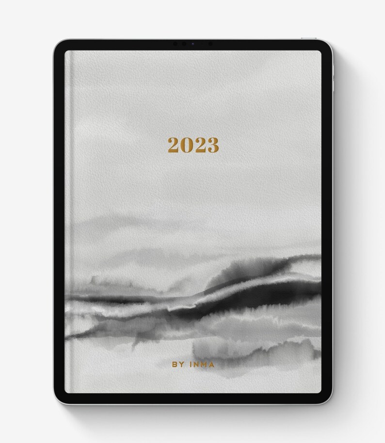 Digital Planner 2023 Ipad Planner Minimalist Goodnotes Etsy