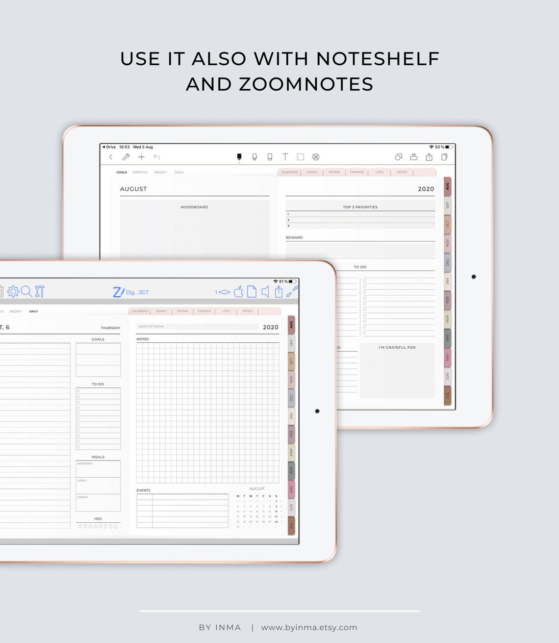 Free digital planner goodnotes 2020 2021 airportlomi