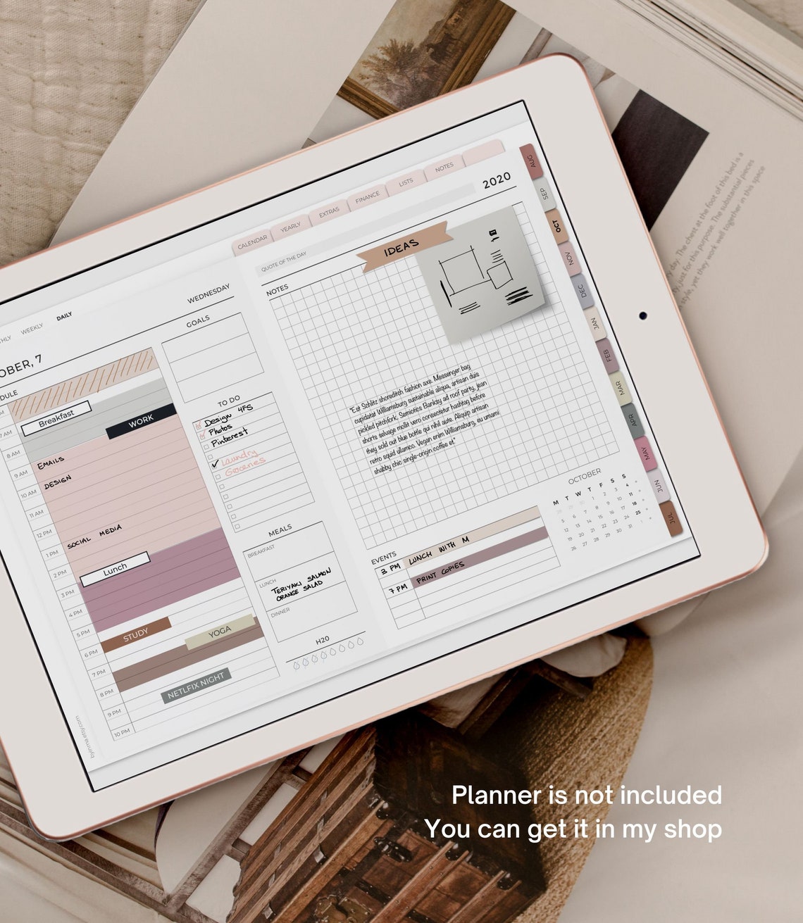 Digital Sticker Album for Goodnotes and Notability. Minimalist Etsy