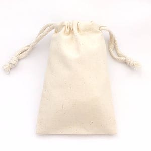 6 "x 9" Borse in mussola di cotone - Cotone unbleach - Borse Mulin - Borse favor