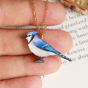 Blue jay necklace sales