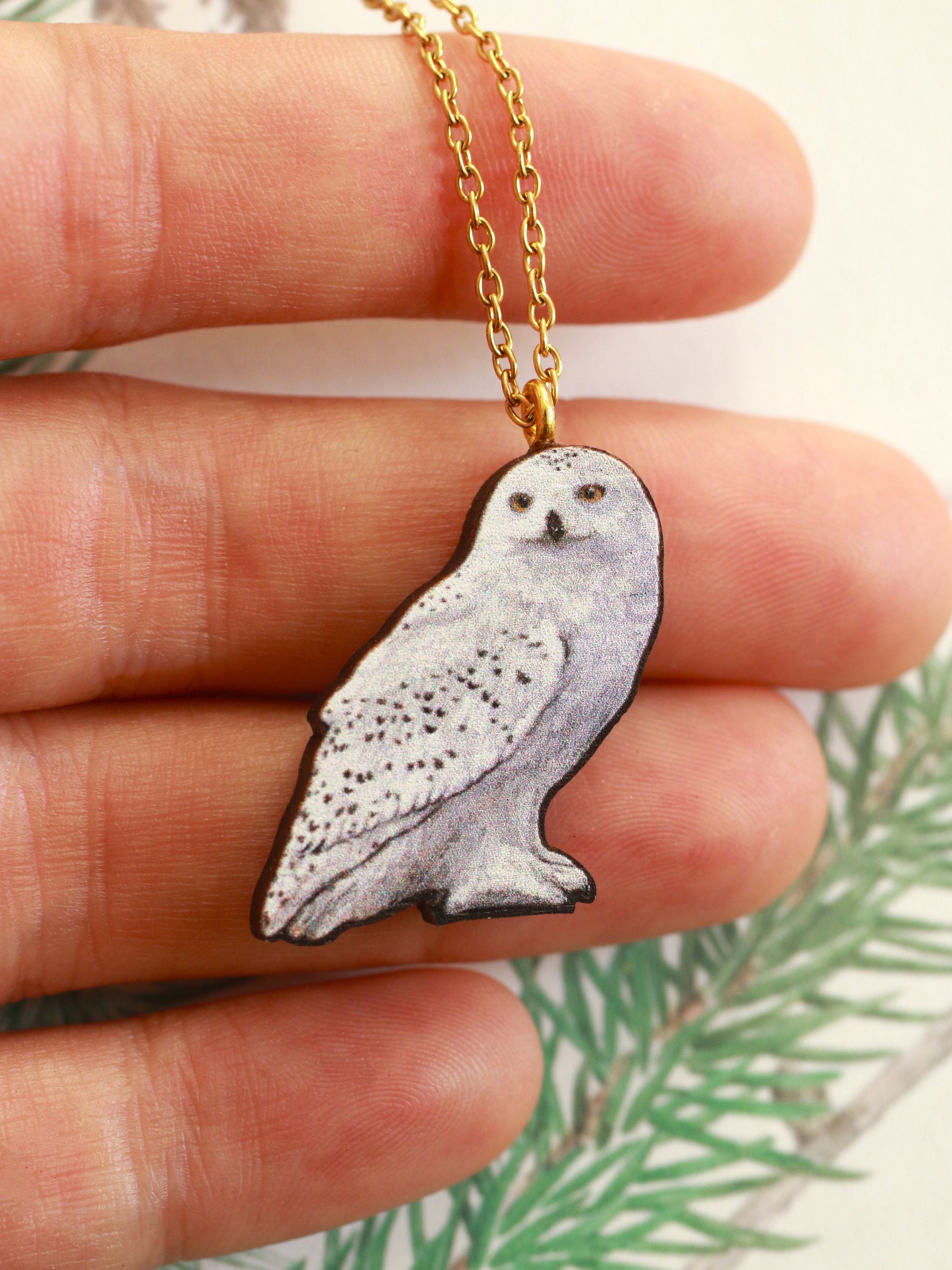 Snowy owl hotsell necklace