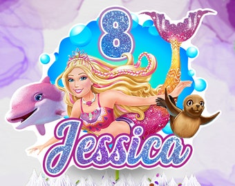 Download Barbie Mermaid Svg Etsy