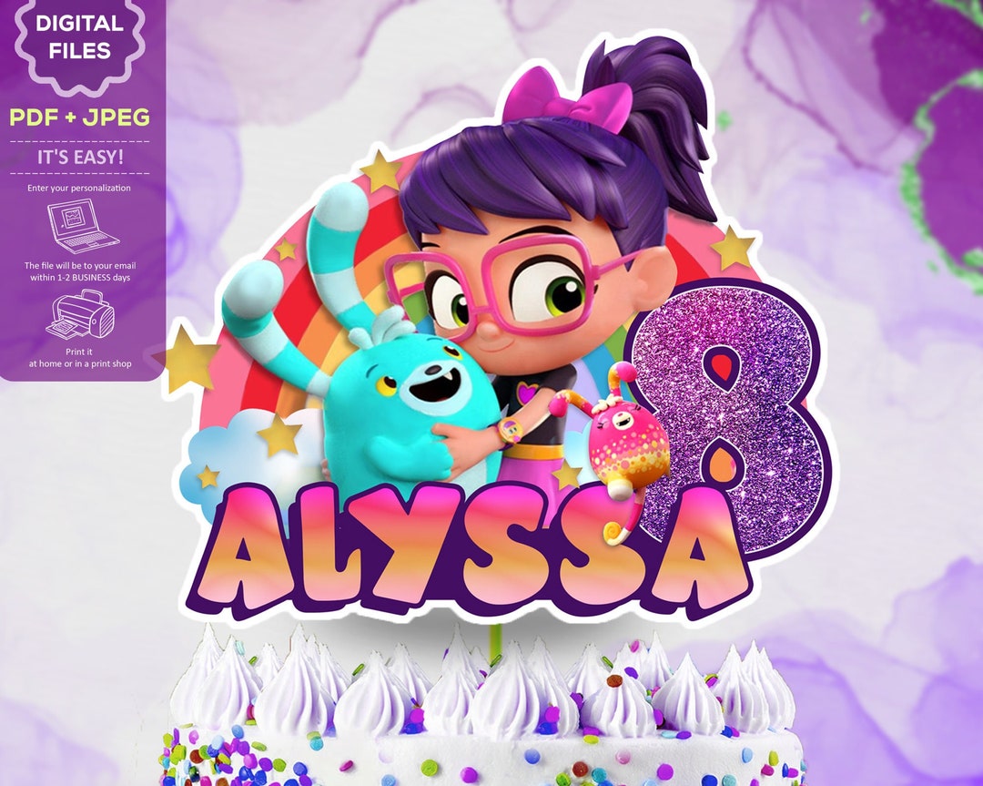 Cake Topper Printable Cupcake Topper Cupcake Topper Party Etsy