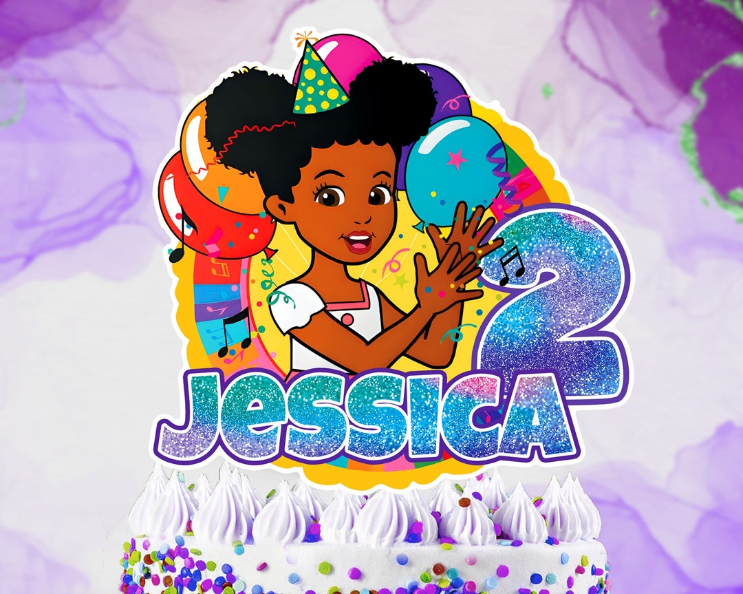 Personalized Cake Topper Baby Shower Decor Printable Cupcake Etsy