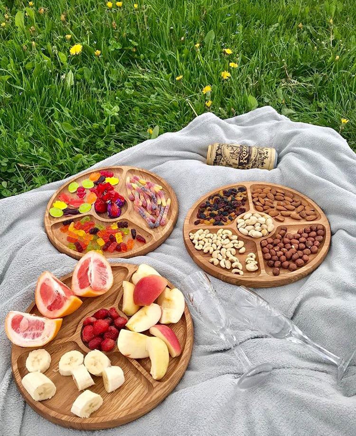 Solid Wood Serving Platters Food Platter Serving Dish Etsy