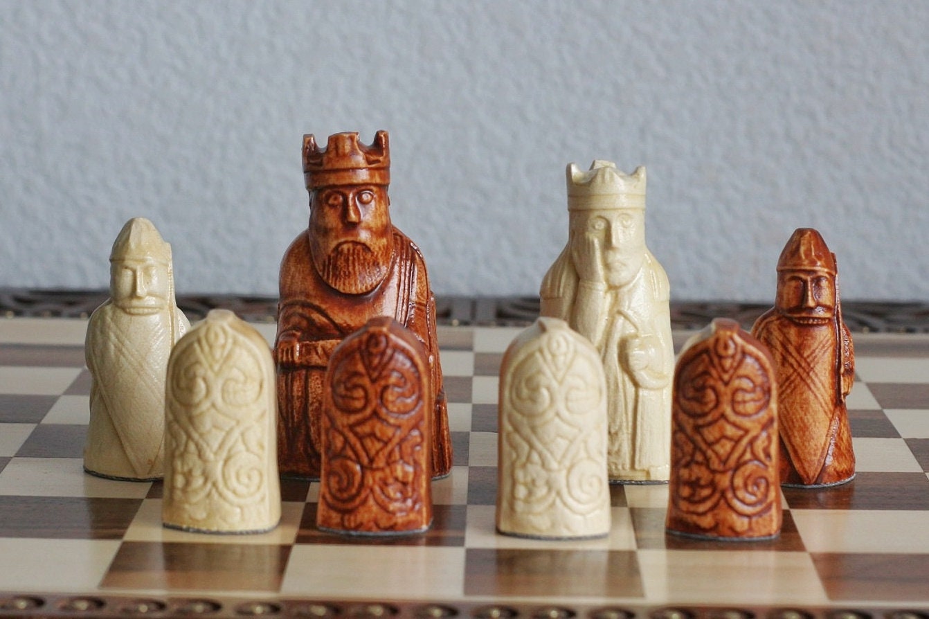 Isle of Lewis Chessmen stukken Gewogen schaakspel Nederland