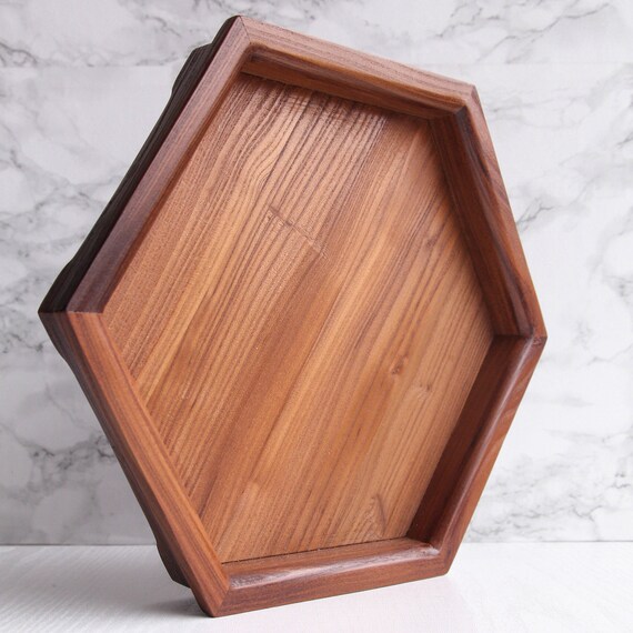 Small Ottoman Tray Wooden Serving Tray Decorative Tray Etsy