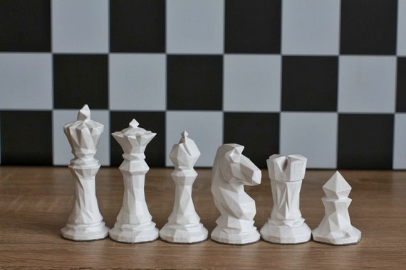 Wooden Chess Set black/white Board Pieces Wood -  Sweden