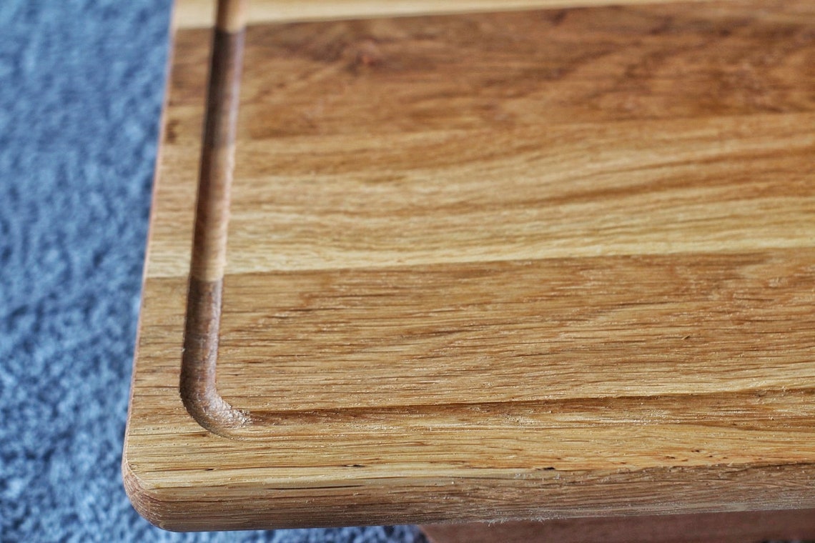 Oak cutting board Solid Wood Cutting Board for Kitchen Wooden Etsy