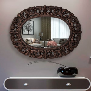 Espejo de pared bohemio grande, Espejos decorativos redondos de macramé,  arte, decoración del hogar para apartamento, sala de estar, dormitorio,  regalo de guardería para bebé - AliExpress