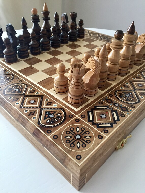 Luxury Chess Sets With Storage Large Chess Set With Board 