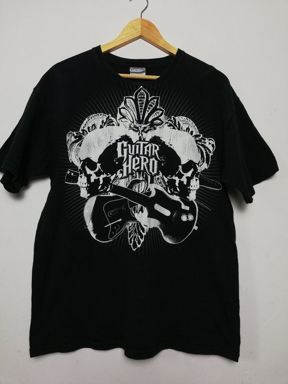 Guitar Hero Video Game Graphic T-shirt