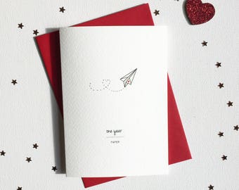 First Anniversary Card