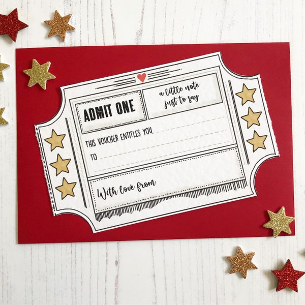 I Owe You Voucher Etsy UK