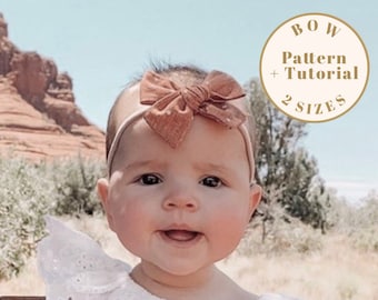 Pinwheel Hair Bow Pattern, 2 Sizes PDF Baby bow pattern, DIY hair bow, Baby Hair bow pattern, baby headband pattern