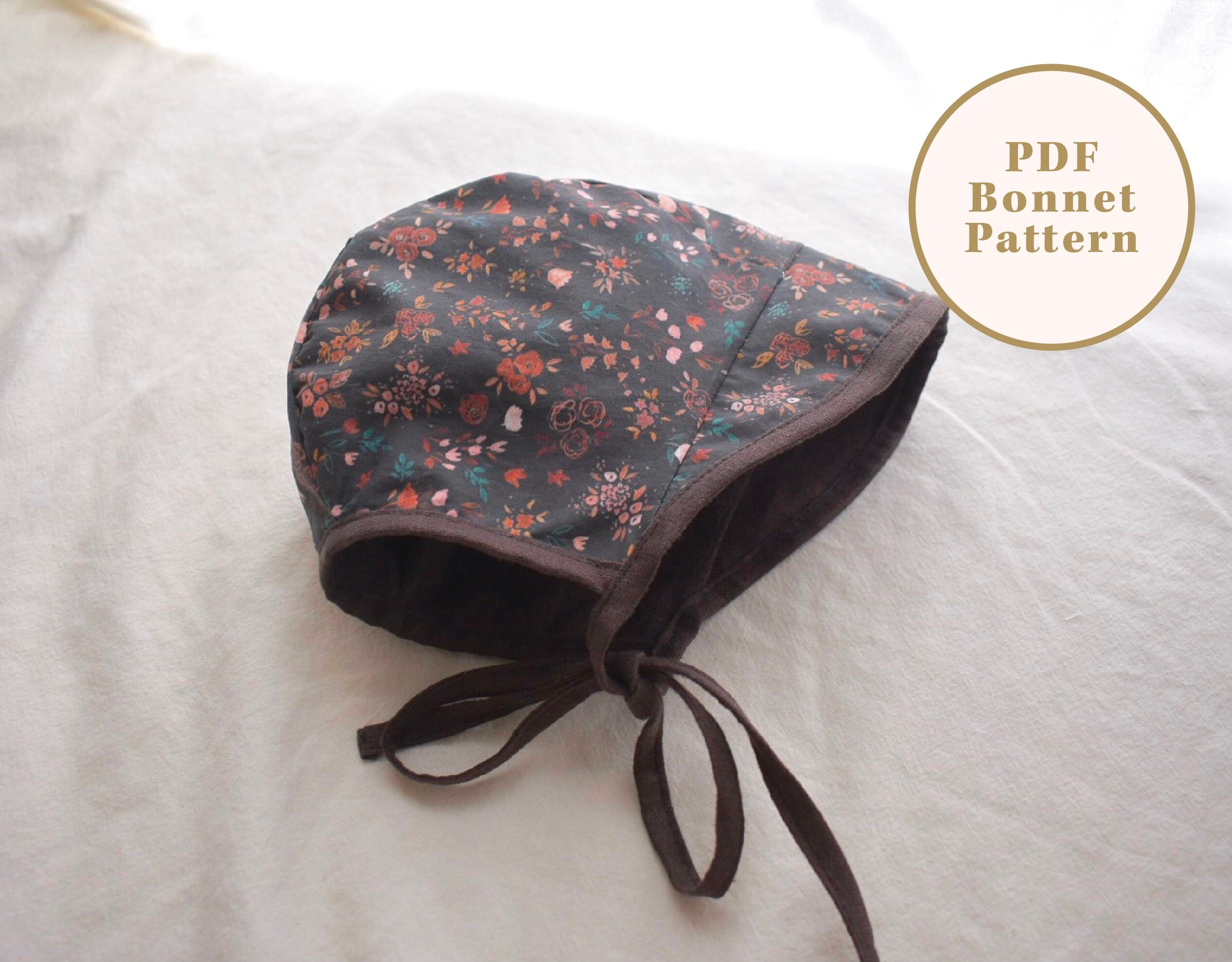 Brim Bonnet Pattern 2 Styles Bonnet PDF Baby Bonnet Pattern - Etsy