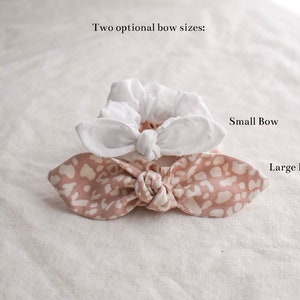 Scrunchie PDF pattern, hair scrunchie sewing pattern, hair tie scrunchie pattern, kid scrunchie PDF pattern, bow scrunchie pattern image 4