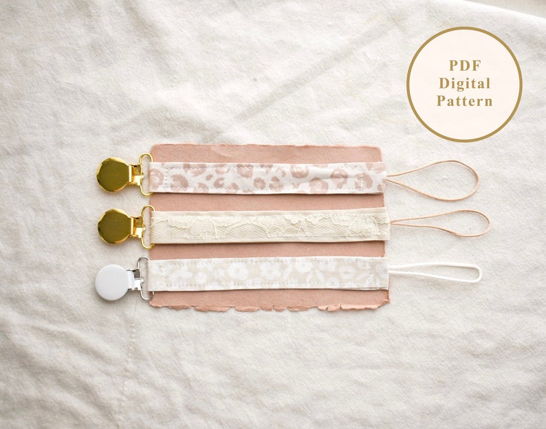 Pacifier Clip Pattern, PDF Paci Clip Pattern, Baby Pacifier Clip ...
