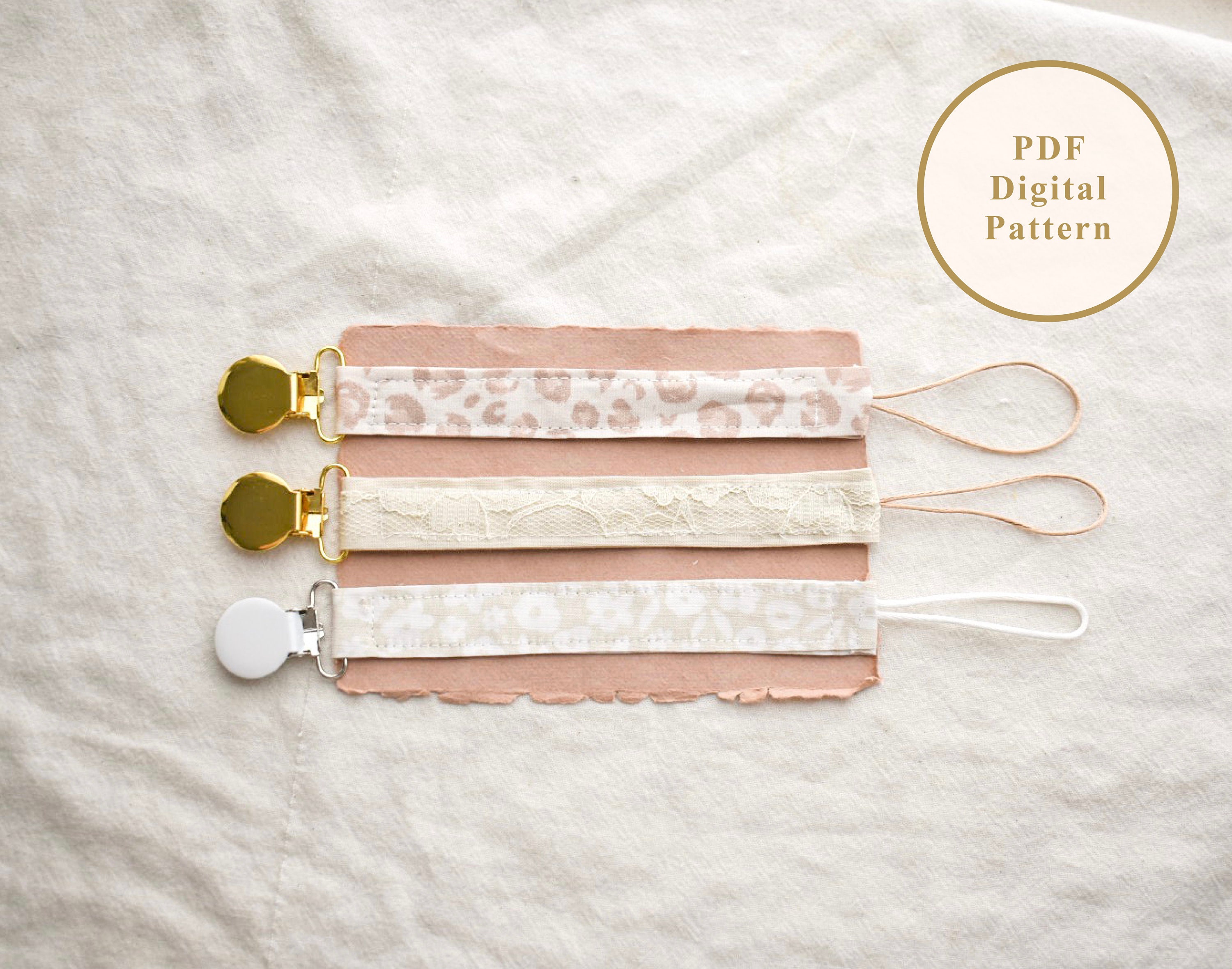 Pacifier Clip Pattern PDF Paci Clip Pattern Baby Pacifier Etsy