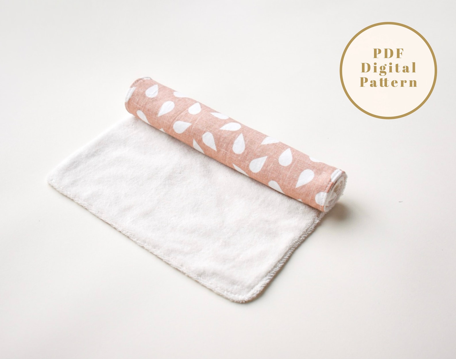 Burp Cloth Pattern PDF Burp Cloth Patterns DIY Sewing Burp Etsy