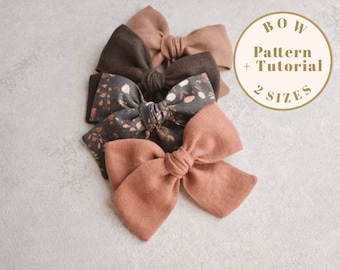 Pinwheel Hair Bow Pattern, 2 Sizes PDF Baby bow pattern, DIY hair bow, Baby Hair bow pattern, baby headband pattern