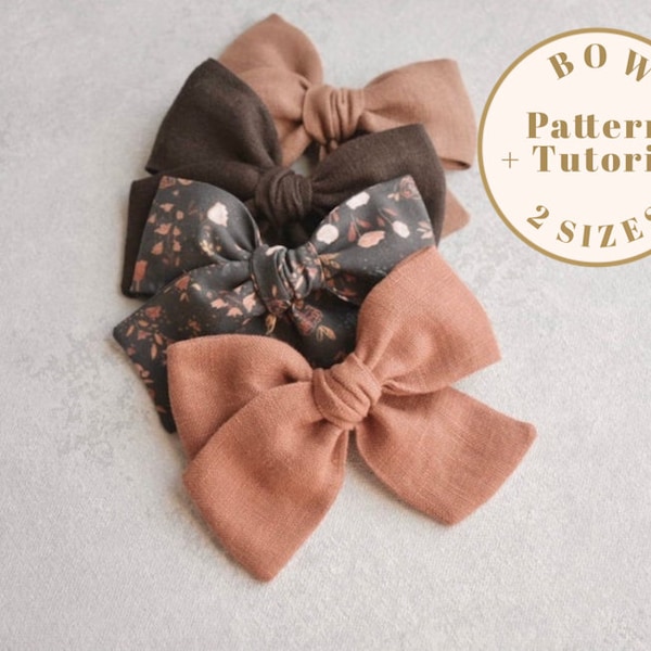 Pinwheel Hair Bow Pattern, 2 Sizes PDF Baby bow pattern, DIY hair bow, Baby Hair bow pattern, baby headband pattern