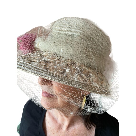 KOKIN NEW YORK Cream Puff Fascinator KOKIN NEW YORK | Accessories | Kokin New York Cream Puff  main image 2