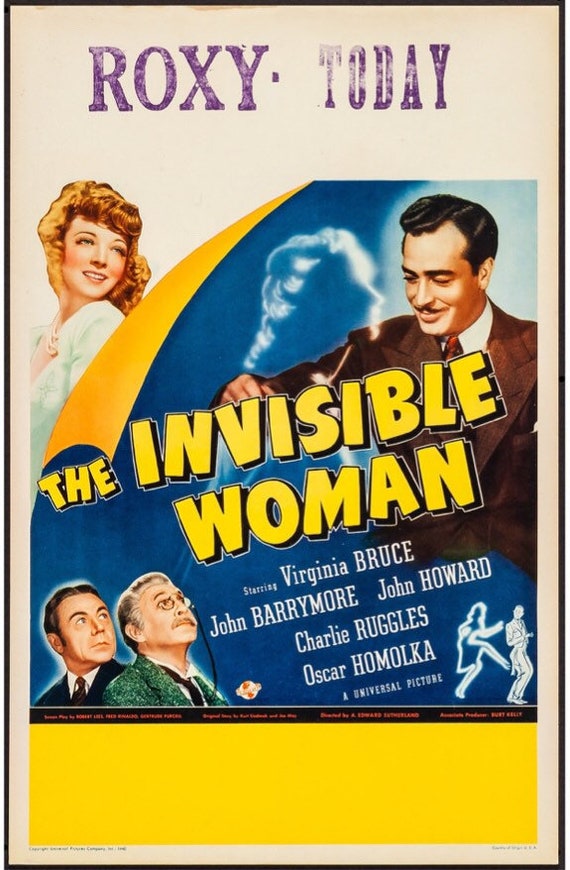 the invisible woman movie poster