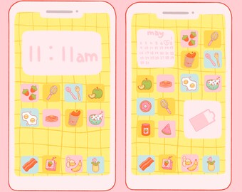 Download Kawaii Food Icons Etsy
