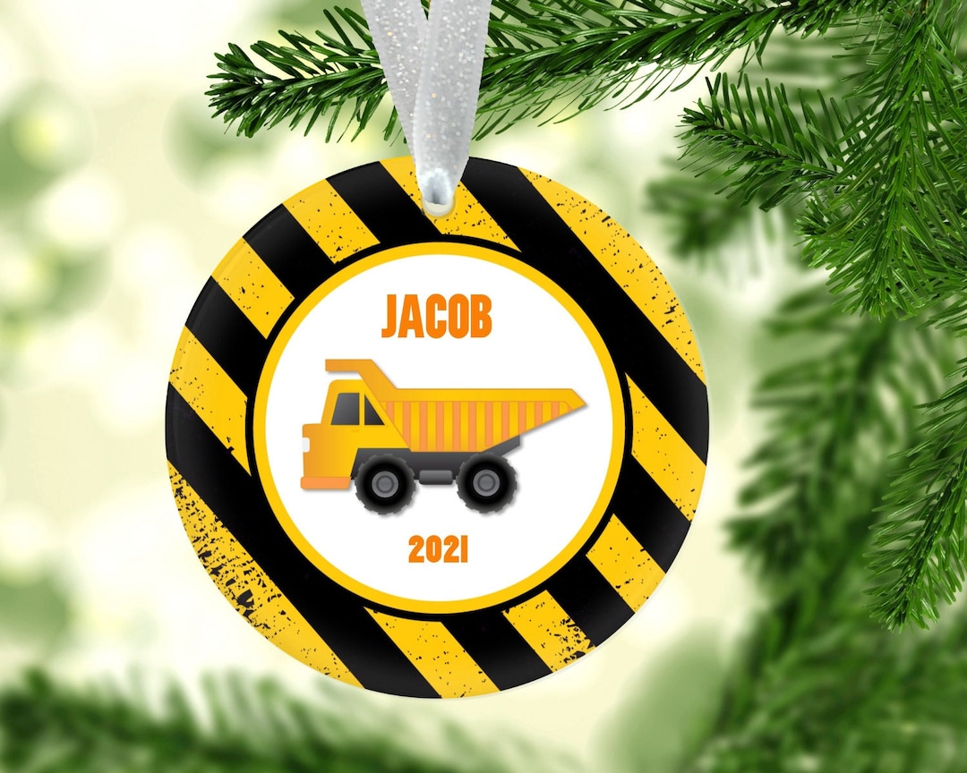 Construction Christmas Ornaments 