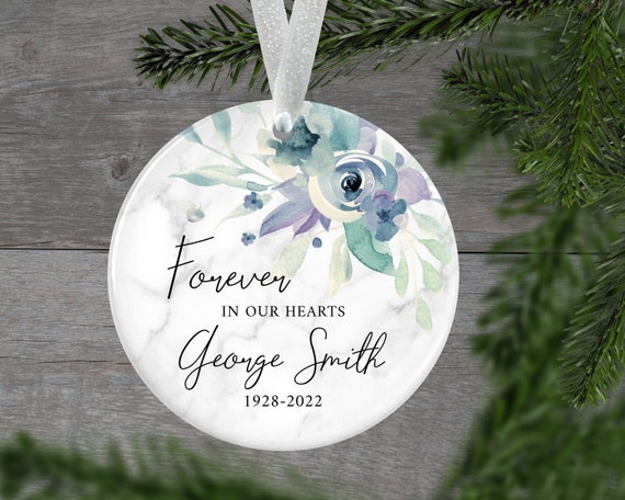 Memorial Christmas Ornaments Memorial Keepsake in Loving - Etsy