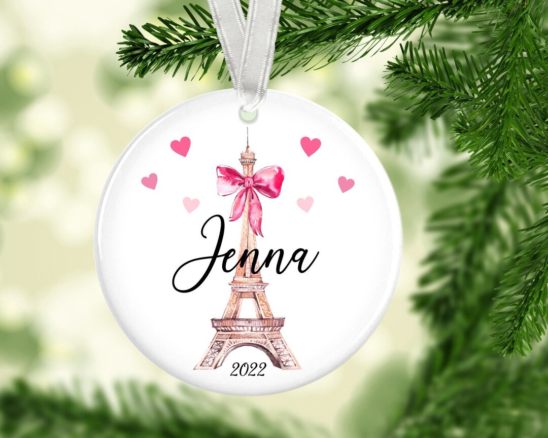 Paris Christmas Ornaments Paris Ornament Eiffel Tower Ornament Eiffel