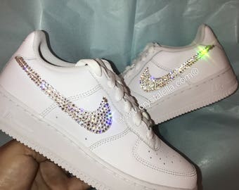 air force ones with diamonds