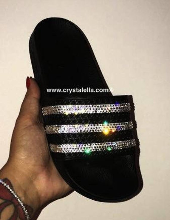 adidas glitter sandals
