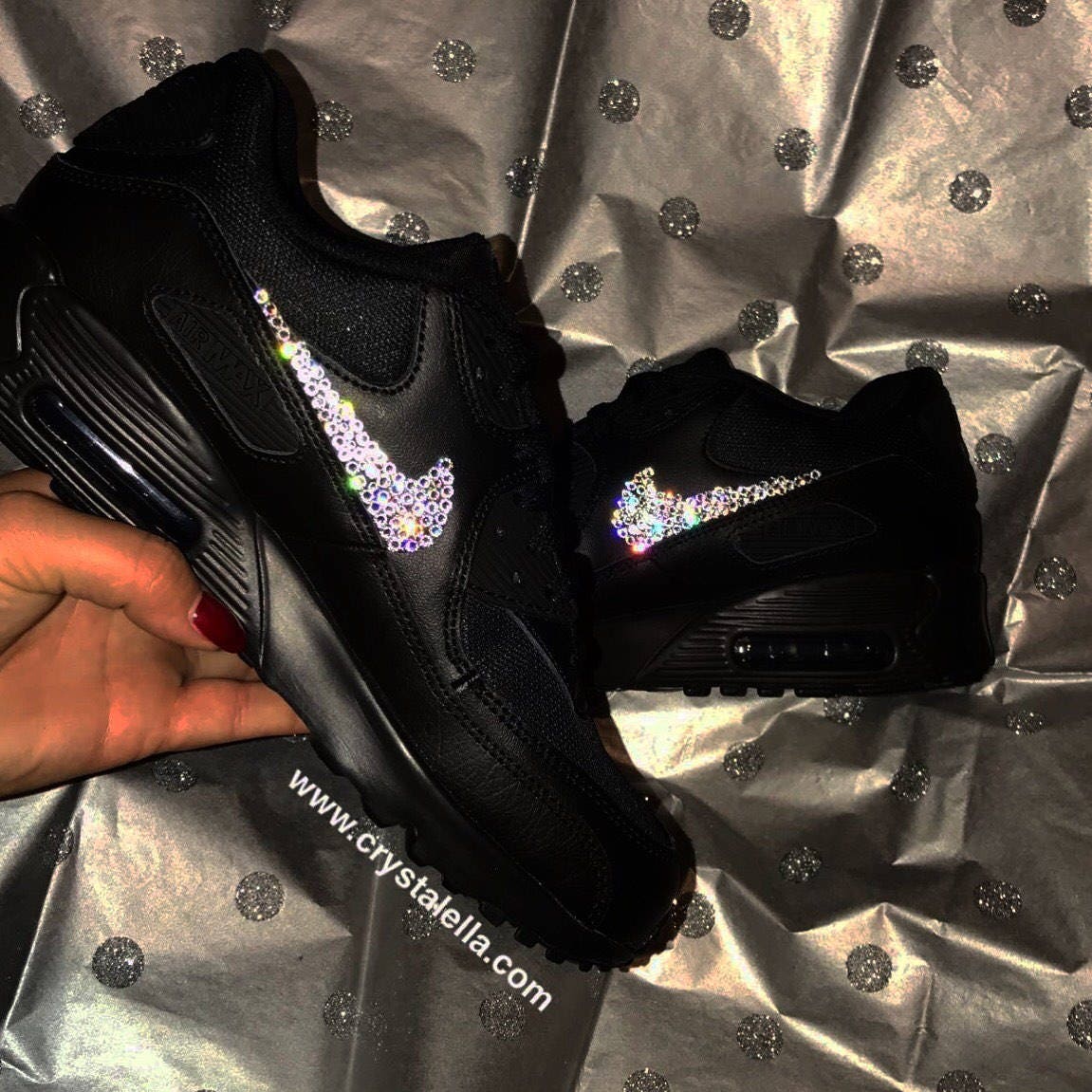 nike air max 90 swarovski crystals
